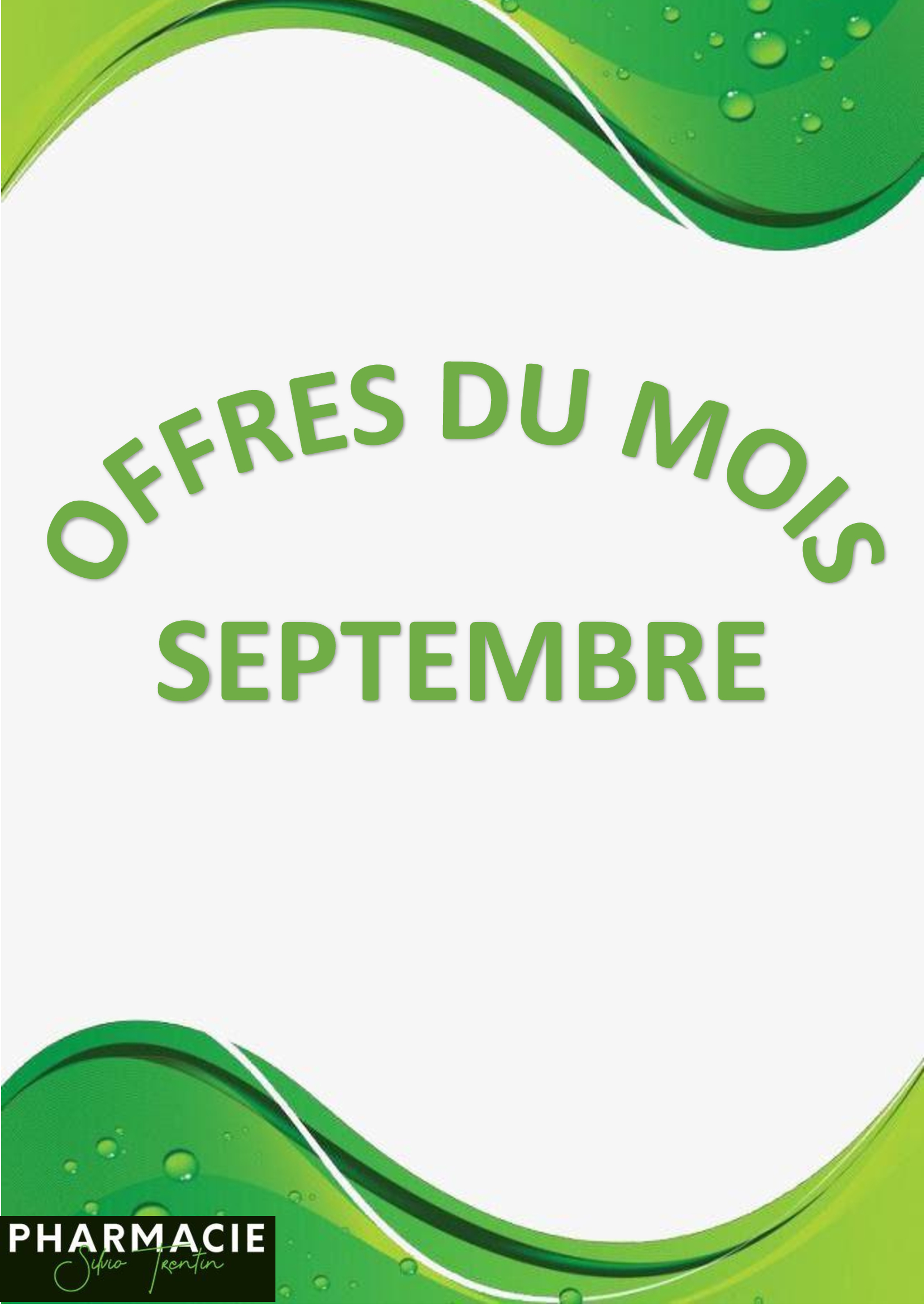 Offres du mois de septembre 2024